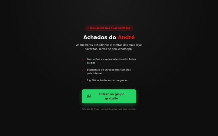 Screenshot of andrewester.com.br