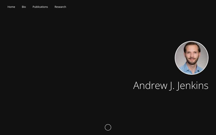 Screenshot of andrewjenkins.me