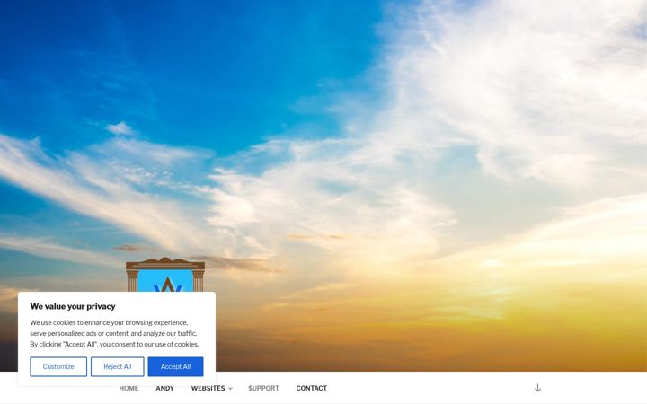 Screenshot of andrewlbrownjr.com