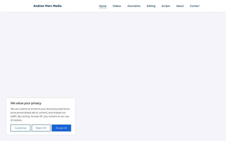 Screenshot of andrewmarc.media