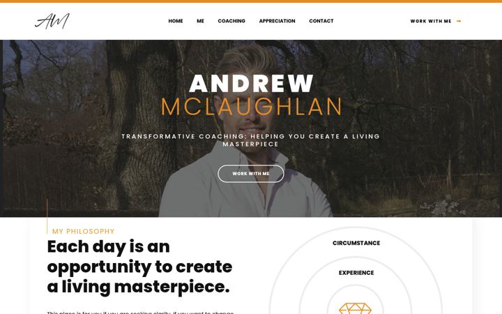 Screenshot of andrewmclaughlan.co.uk