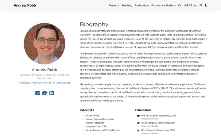 Screenshot of andrewrobb.io