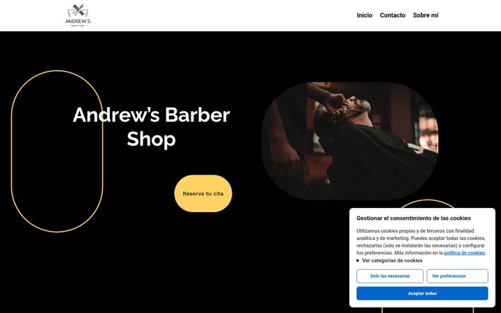 Screenshot of andrewsbarber.es