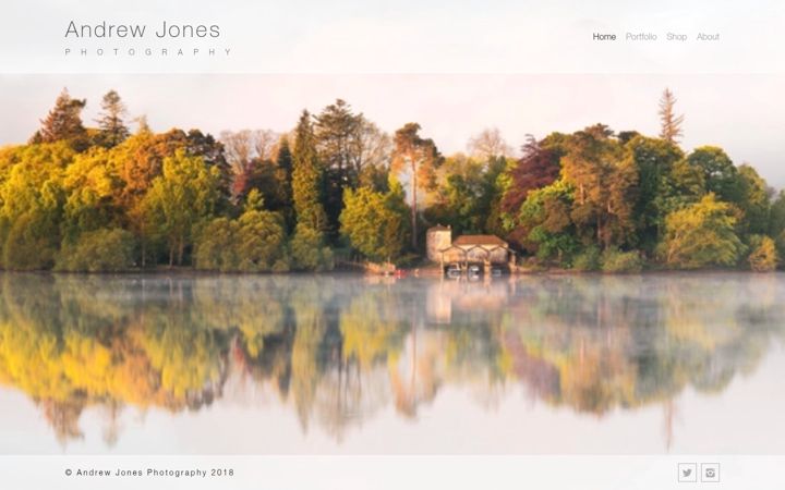 Screenshot of andrewsjonesphotography.com