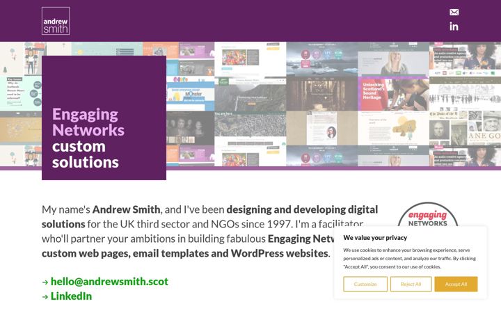 Screenshot of andrewsmith.scot