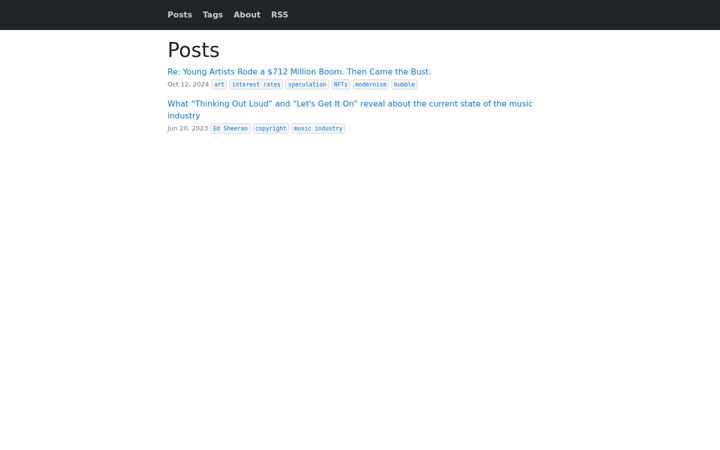 Screenshot of andrewsneed.me