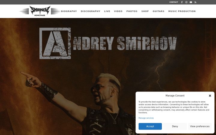 Screenshot of andreysmirnov.de