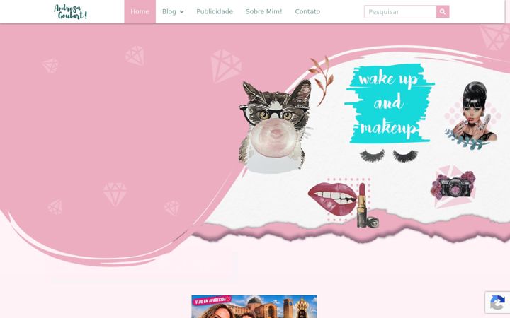 Screenshot of andrezagoulart.com.br