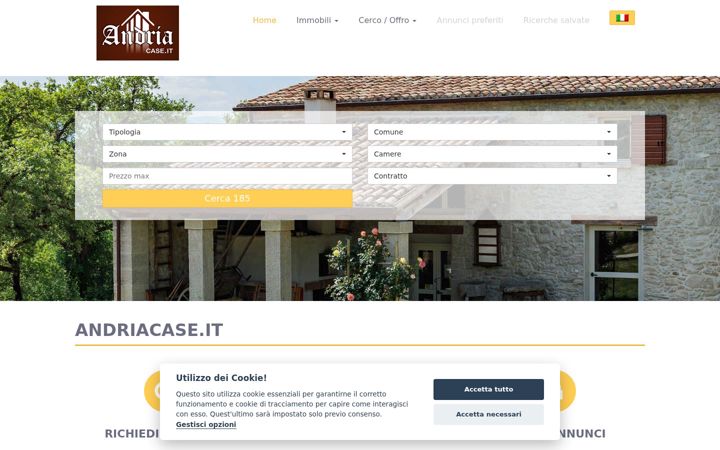 Screenshot of andriacase.it