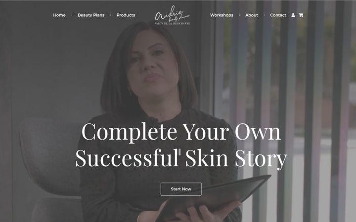 Screenshot of andriecy.com