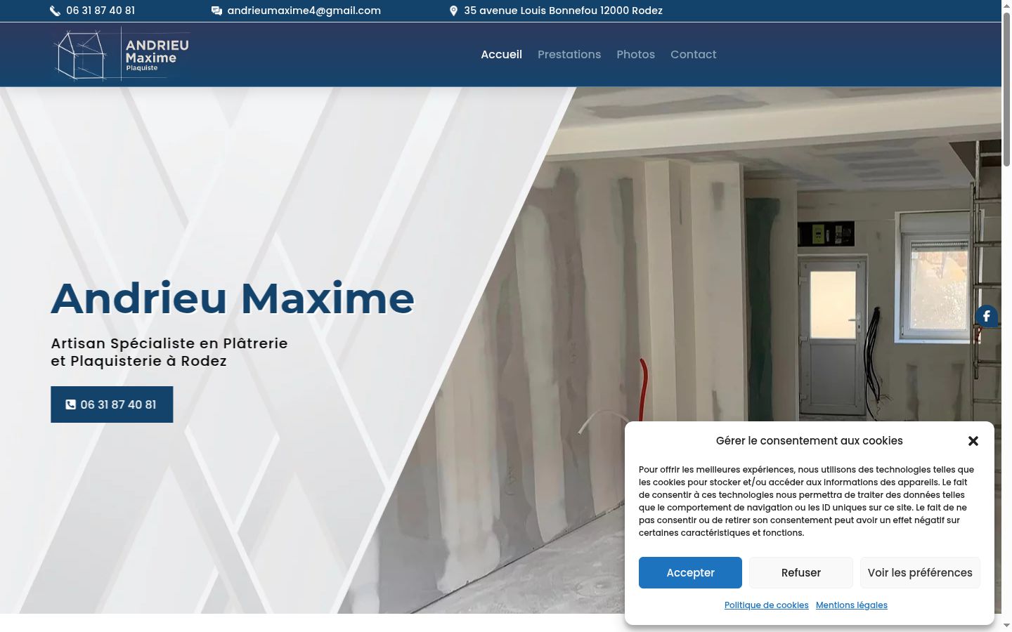 Snímek obrazovky baneru souhlasu zobrazeného před jakoukoli interakcí