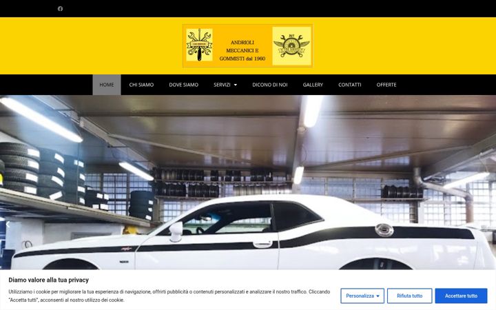 Screenshot of andrioli.it