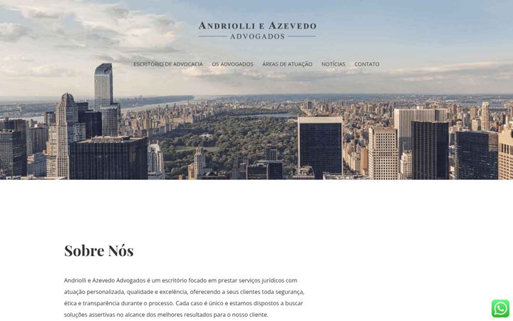 Skjermbilde av andriolli.adv.br