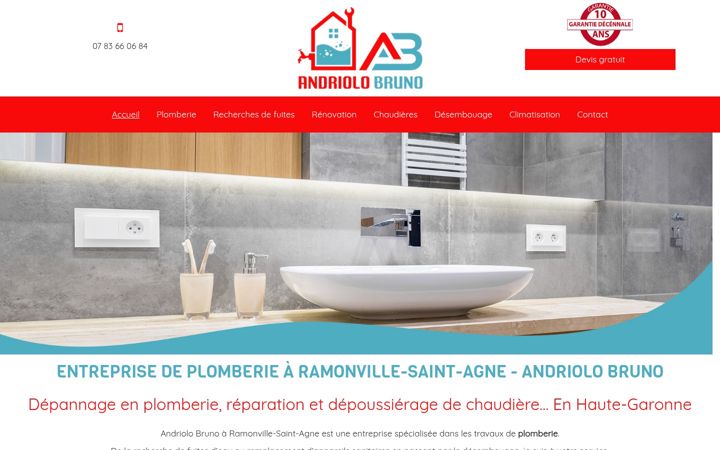 Screenshot of andriolobruno.fr