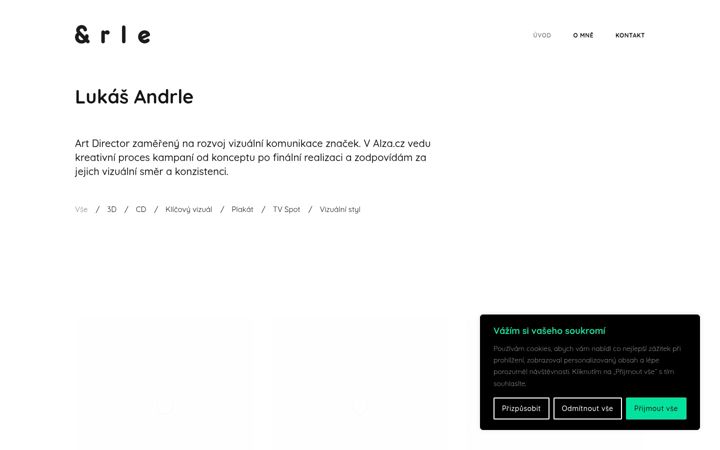 Screenshot of andrlegrafik.cz