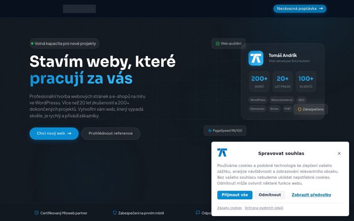 Screenshot van andrliktomas.cz
