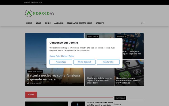 Screenshot of androiday.com