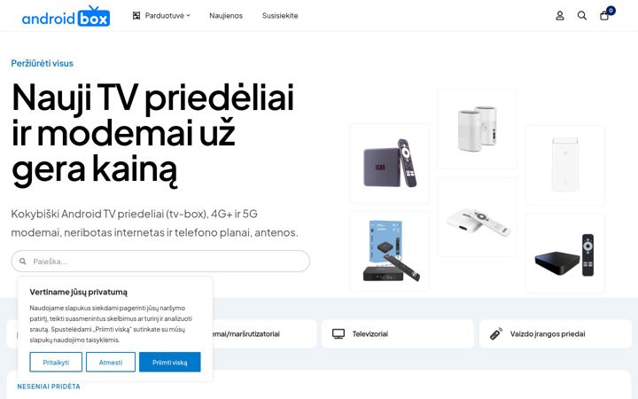 Екранна снимка на androidbox.lt