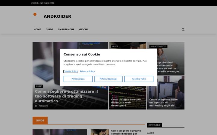 Screenshot of androider.it