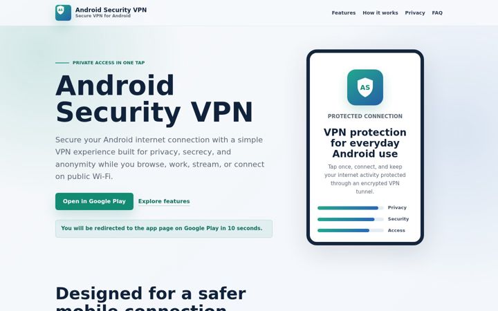 Screenshot of androidsecurity.net