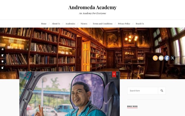 Screenshot of andromeda-academy.nl
