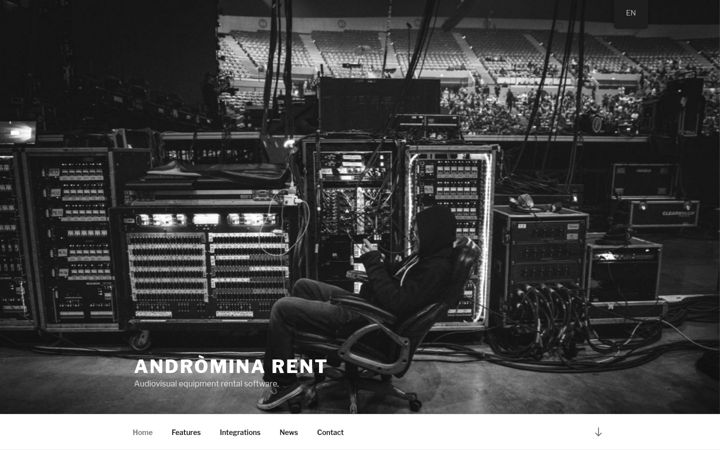 Screenshot of androminarent.com