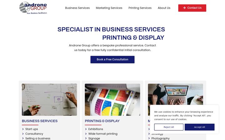 Screenshot of androne.com