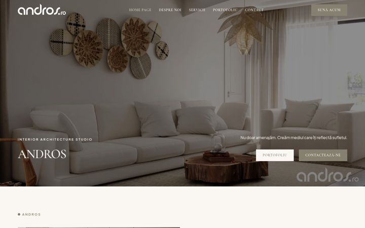 Screenshot of andros.ro