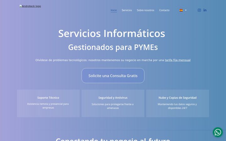 Screenshot of androteck.es