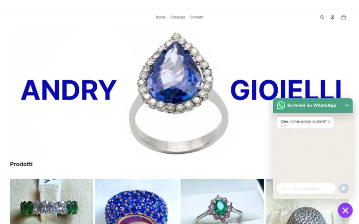 Screenshot of andrygioielli.com