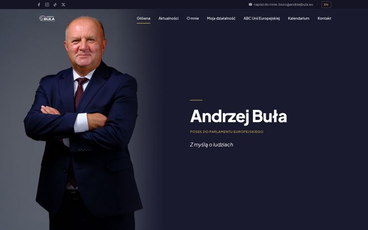 Screenshot of andrzejbula.eu