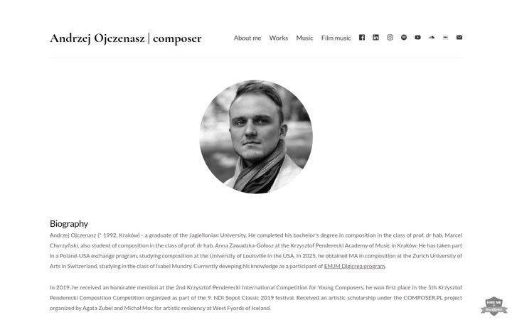 Screenshot of andrzejojczenasz.art