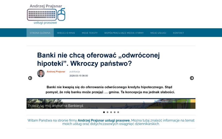 Posnetek zaslona andrzejprajsnar.pl