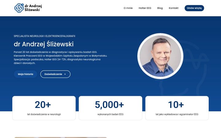 Screenshot of andrzejslizewski.pl