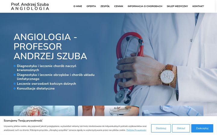Screenshot of andrzejszuba.pl