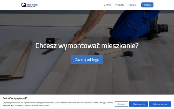Posnetek zaslona andrzejwallas.pl
