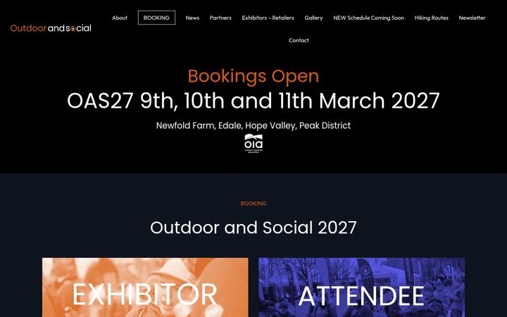 Screenshot of andsocialevents.com