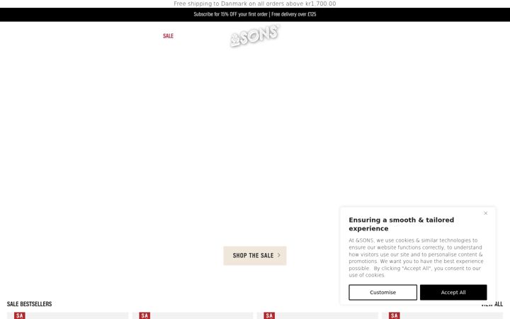 Screenshot of andsons.co.uk