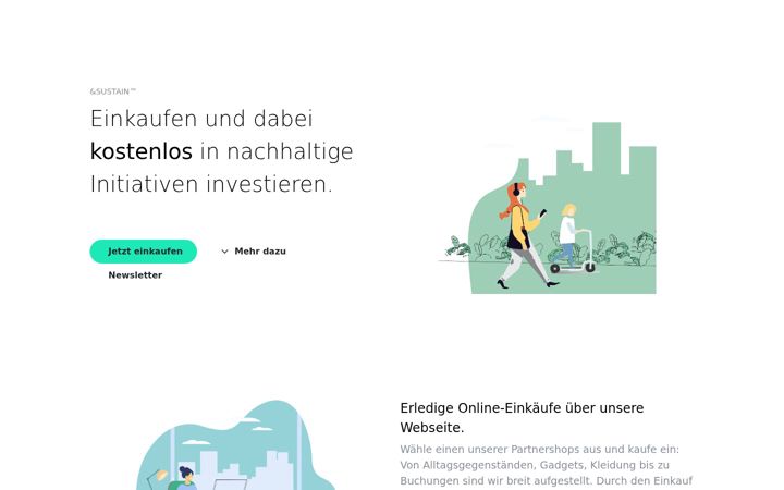 Screenshot of andsustain.com