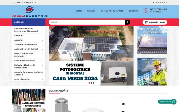 Screenshot of anduelectric.ro