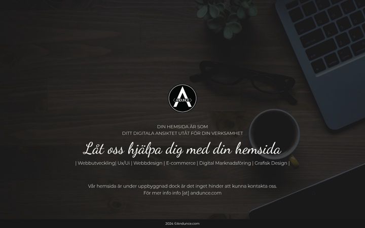 Screenshot of andunce.com