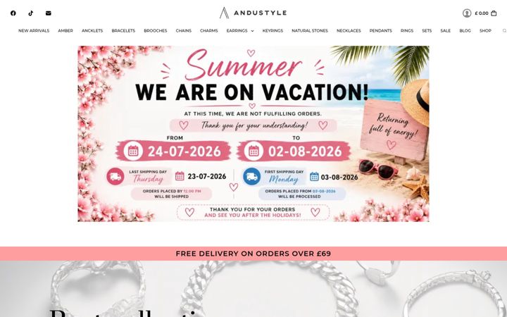 Screenshot of andustyle.com