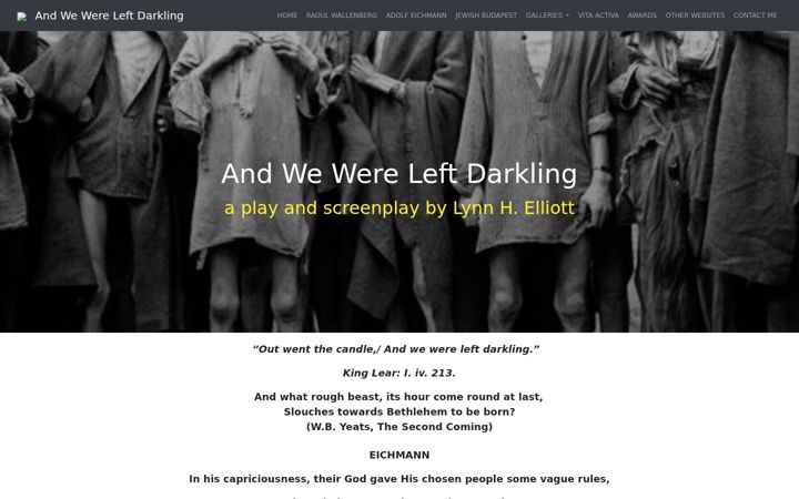 Screenshot of andwewereleft.com