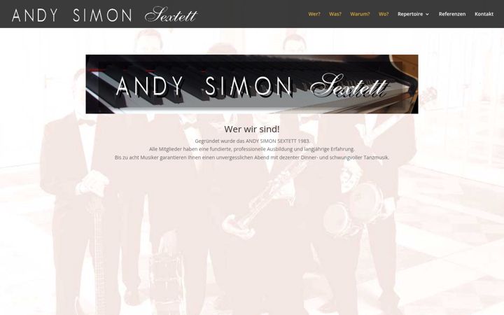 Screenshot of andy-simon-sextett.de