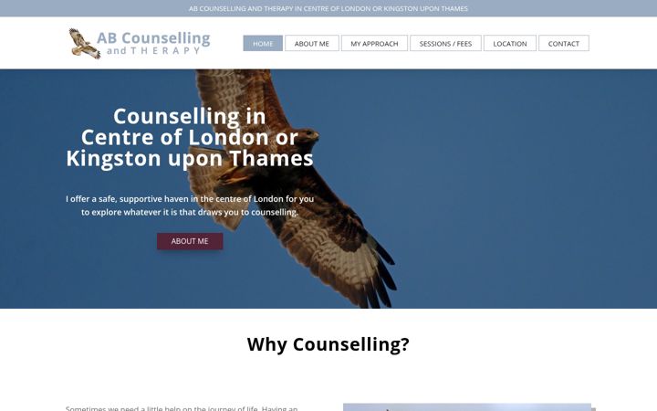 Screenshot of andybachecounselling.co.uk