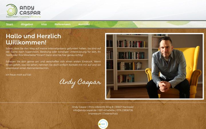 Screenshot of andycaspar.de