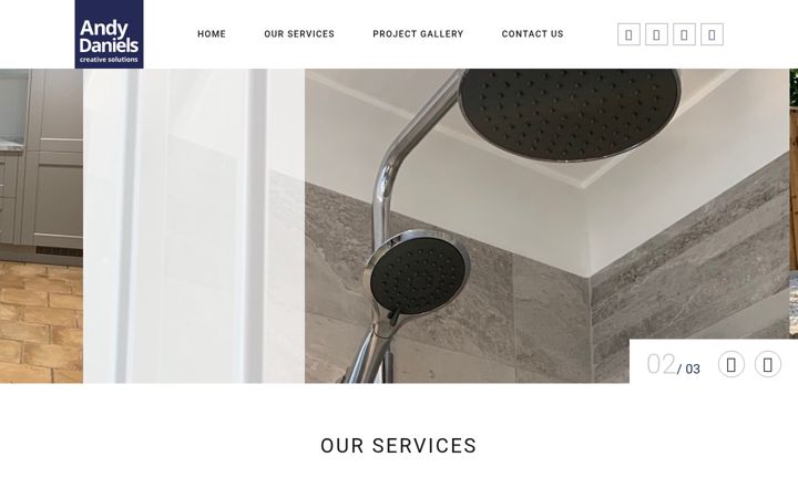 Screenshot of andydanielscarpentryandbuilding.co.uk