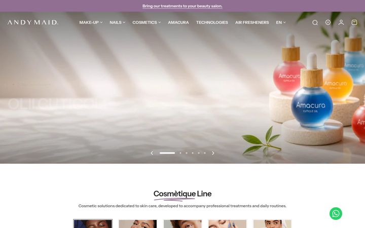 Screenshot of andymaid.com