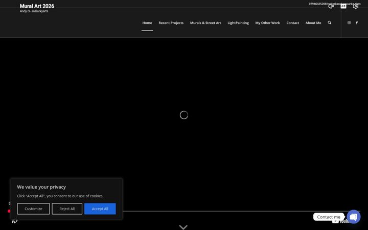 Screenshot of andyorourke.com