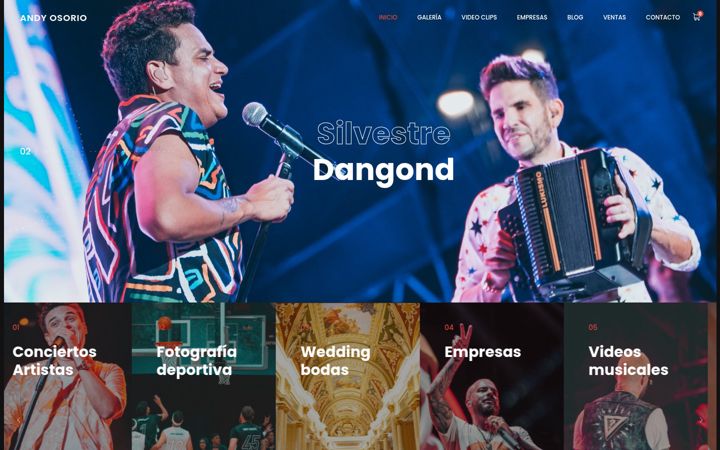 Screenshot of andyosorios.com